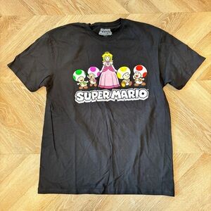 L - Nintendo Super Mario Black Tee